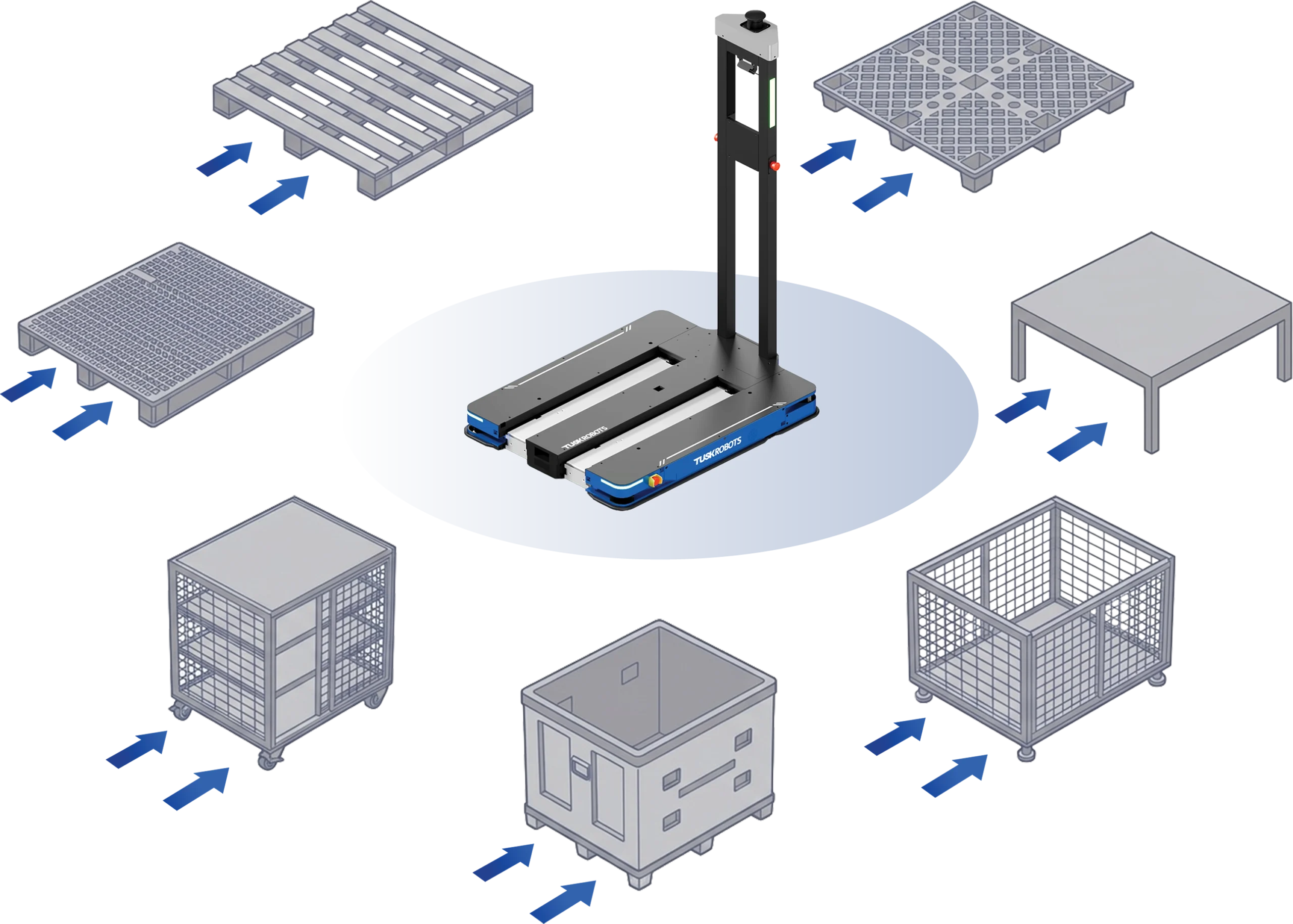 AGV TUSK ES-H Pallet Variations