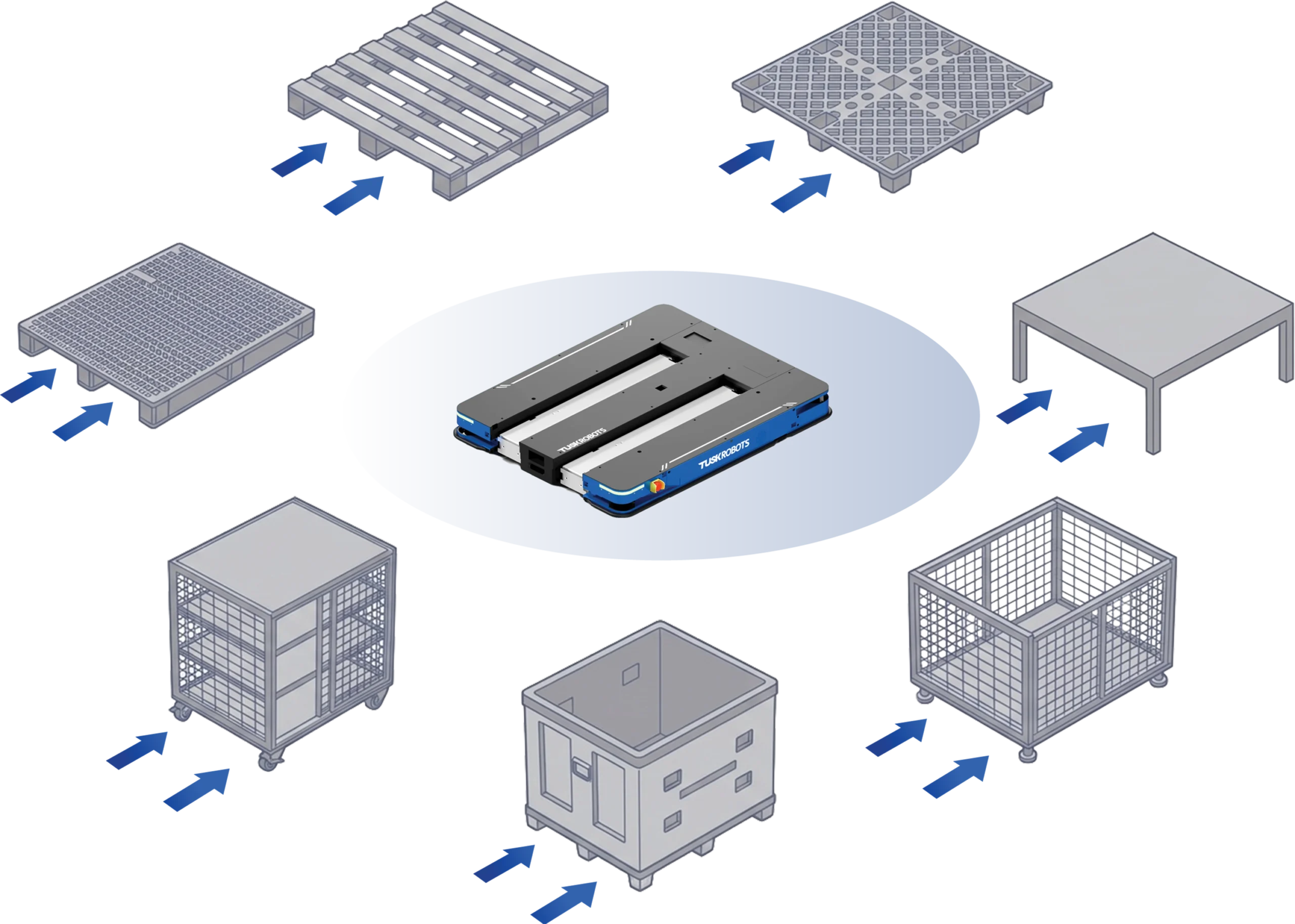Pallet Variation AGV TUSK ES