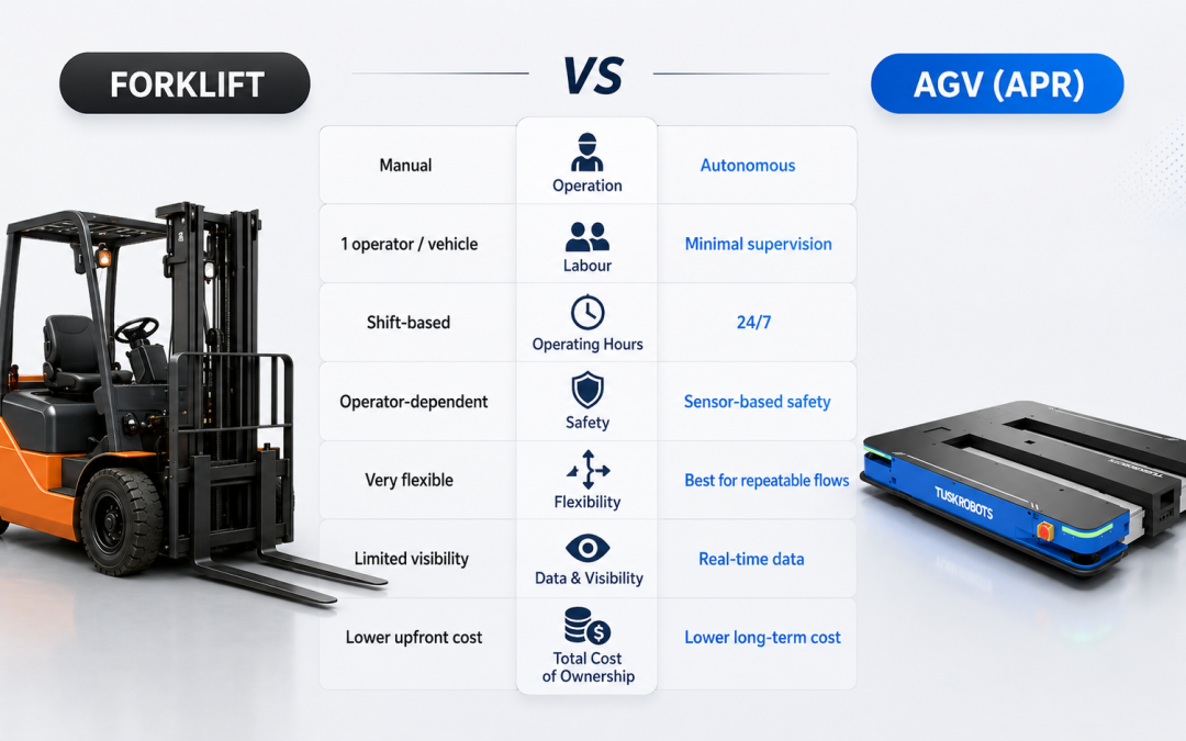 AGV vs Forklift Operations: The Case for Automated Guided Vehicles in European Industry