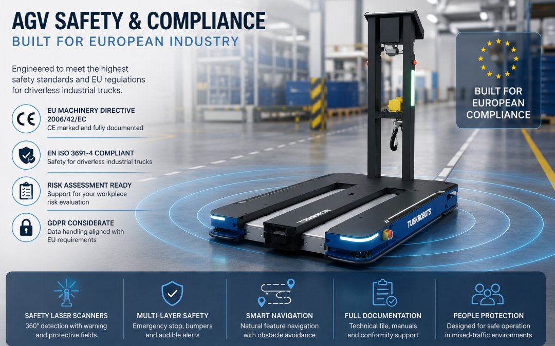 AGV Safety and Compliance in European Industry: What Facility Managers Need to Know