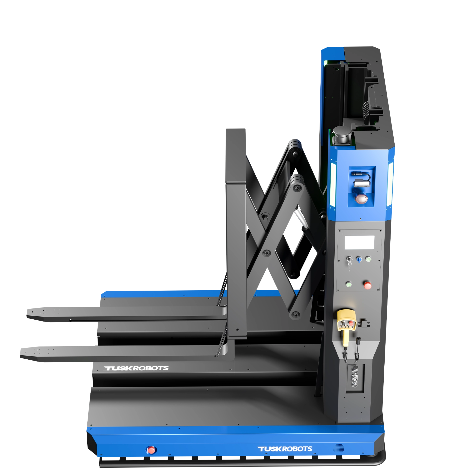 TUSK FL10C pallet-handling robot, side view